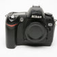 Nikon D70 DSLR body w/batt, charger, 1GB CF card, Only 6762 Acts, Tested