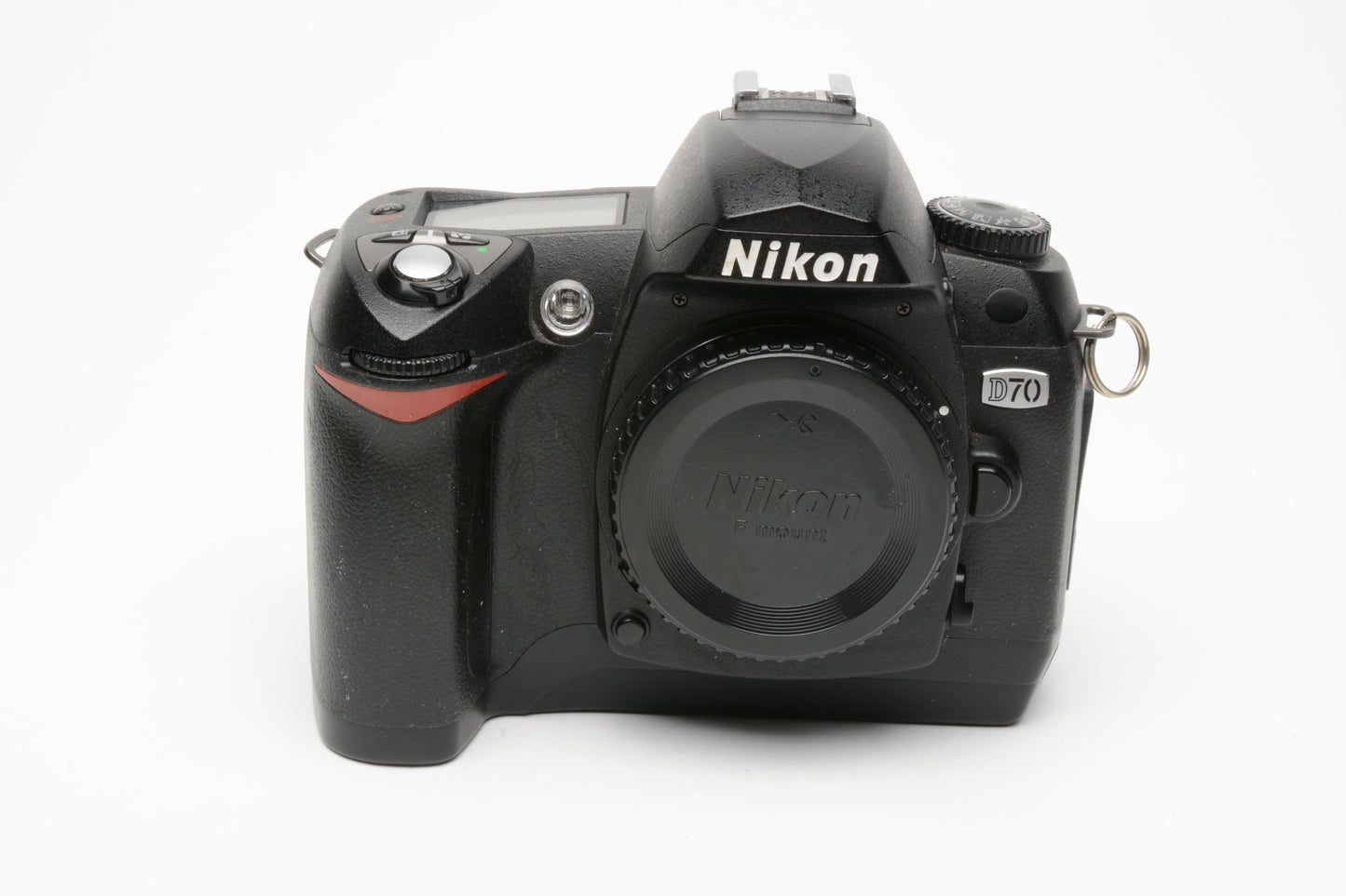 Nikon D70 DSLR body w/batt, charger, 1GB CF card, Only 6762 Acts, Tested