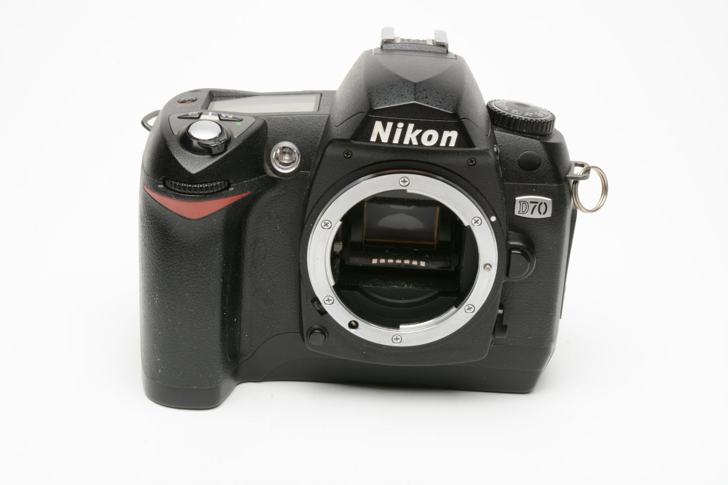 Nikon D70 DSLR body w/batt, charger, 1GB CF card, Only 6762 Acts, Tested