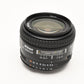 Nikon AF 28mm f2.8D wide lens, caps nice & clean! Sharp