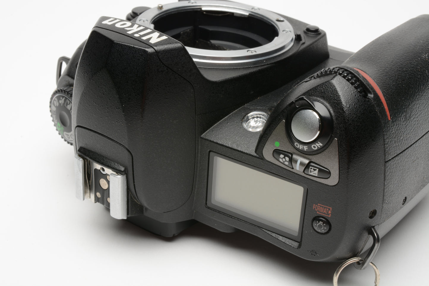 Nikon D70 DSLR body w/batt, charger, 1GB CF card, Only 6762 Acts, Tested