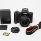 Canon EOS M50 Mirrorless Digital Camera w/15-45mm f3.5-6.3 IS STM Lens, Clean!