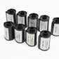 9X blank reloadable 35mm film canisters