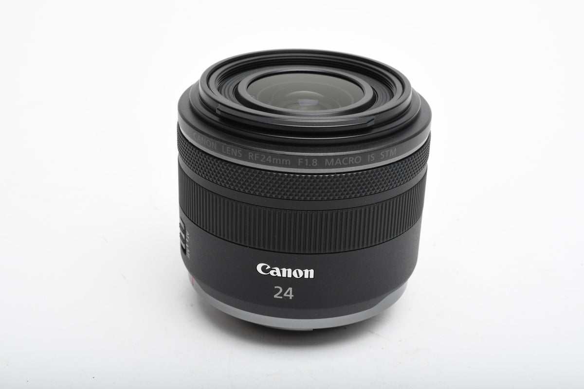 Canon RF 24mm f1.8 Macro IS STM Lens # 5668C002 + UV, Mint-