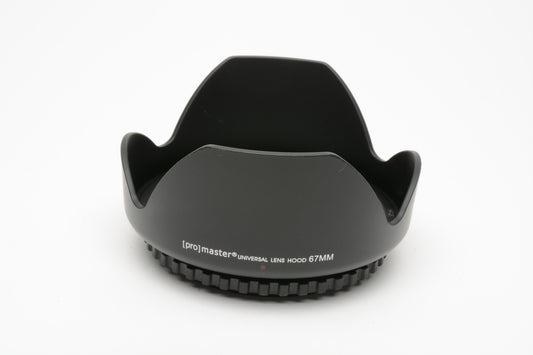 Promaster universal petal 67mm lens hood, NIB