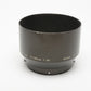 Nikon Metal Hood for HS-4 Nikkor 10.5cm (105mm) f2.5 13.5cm (135mm) f3.5 lens, Good!