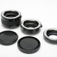 Kenko DG Auto extension tube set for Sony A mount, +caps, very clean (12, 20, 36mm)