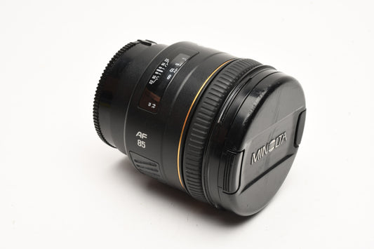Minolta AF 85mm f1.4 w/Caps, Clean and sharp! (Maxxum / A-Mount)