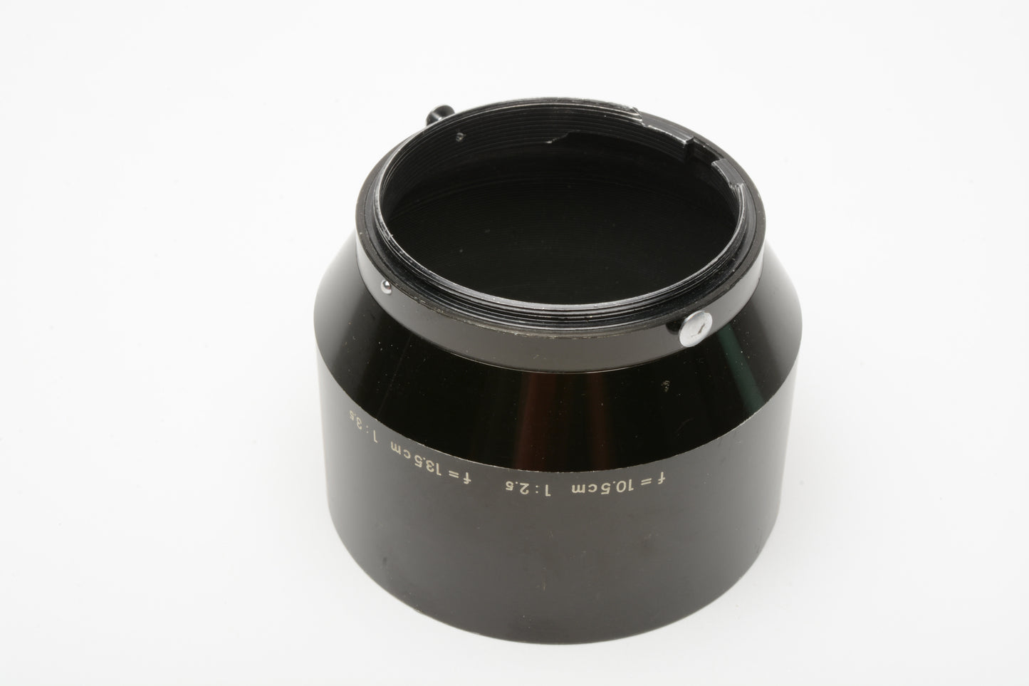 Nikon Metal Hood for HS-4 Nikkor 10.5cm (105mm) f2.5 13.5cm (135mm) f3.5 lens, Good!