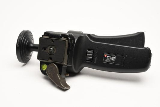 Manfrotto 322RC2 Grip Action ball head w/QR plate, Tested, Great!