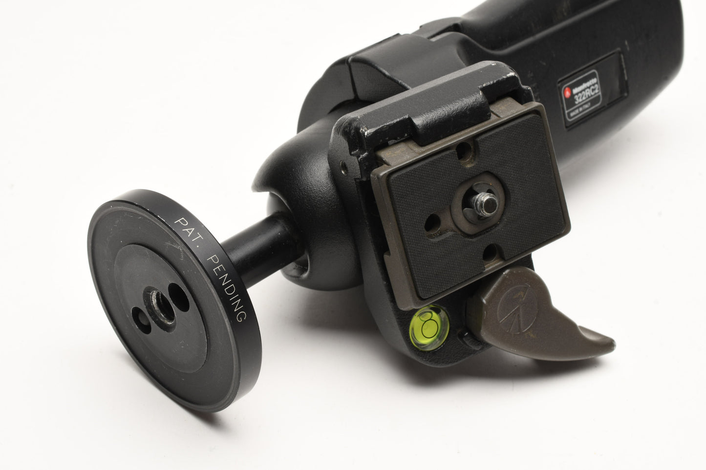 Manfrotto 322RC2 Grip Action ball head w/QR plate, Tested, Great!