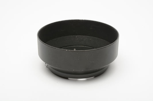 Nikon 50mm 58mm F1.4 metal lens hood, snap-on mount, 52mm, clean