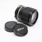 Nikon Nikkor 43-86mm f3.5 zoom lens, Nikon AI mount, caps