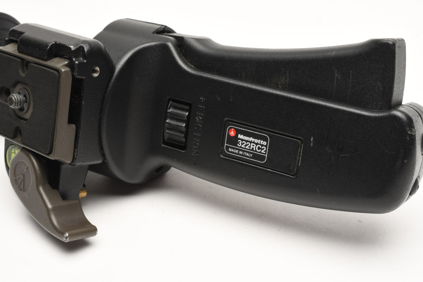 Manfrotto 322RC2 Grip Action ball head w/QR plate, Tested, Great!