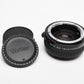 Deitz 2X Tele Converter for Nikon F Mount, Clean, w/Caps