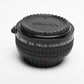 Deitz 2X Tele Converter for Nikon F Mount, Clean, w/Caps