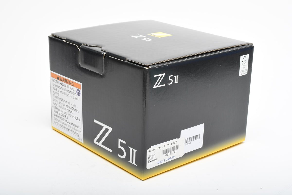 Nikon Z5 II Mirrorless body, Very clean, boxed, 58K Acts, Nice