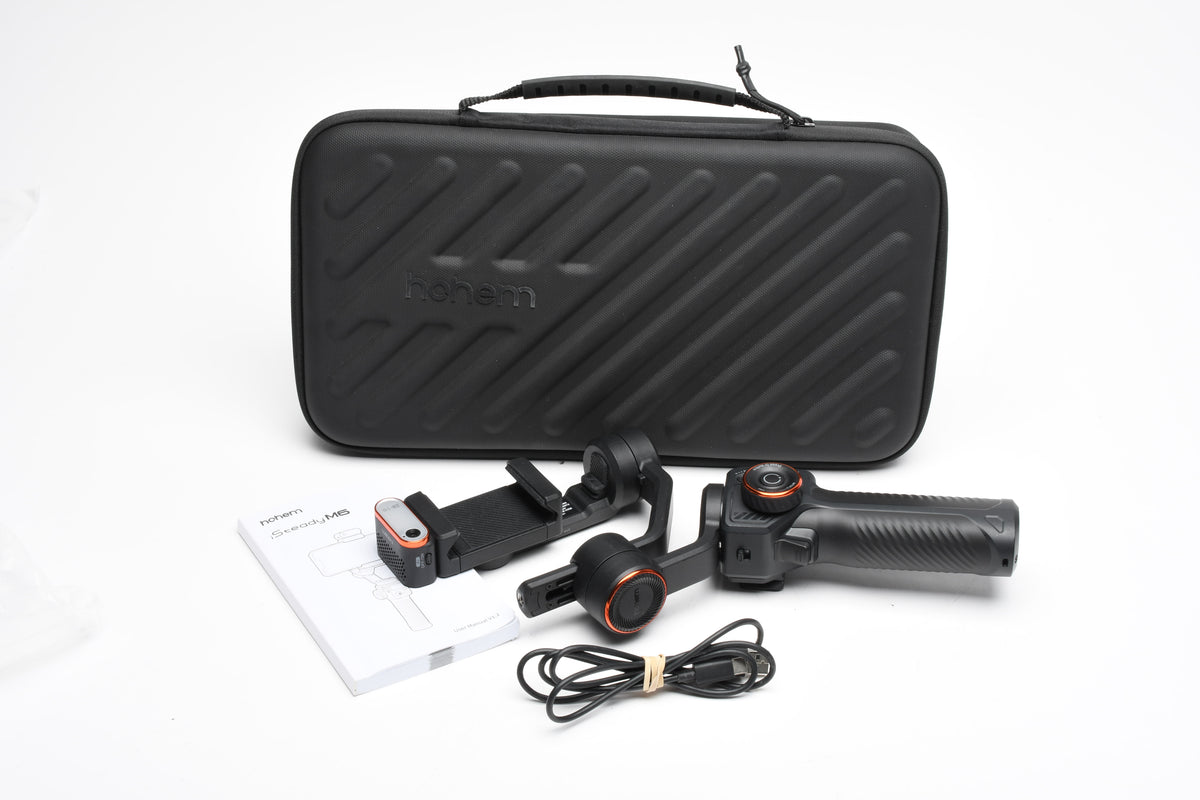 Hohem iSteady M6 Smartphone Gimbal Kit with Magnetic AI Vision Sensor/LED Light