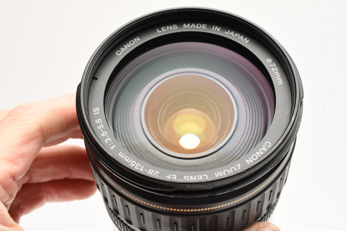 Canon EF 28-135mm f3.5-5.6 IS USM zoom lens, caps, tested, good!