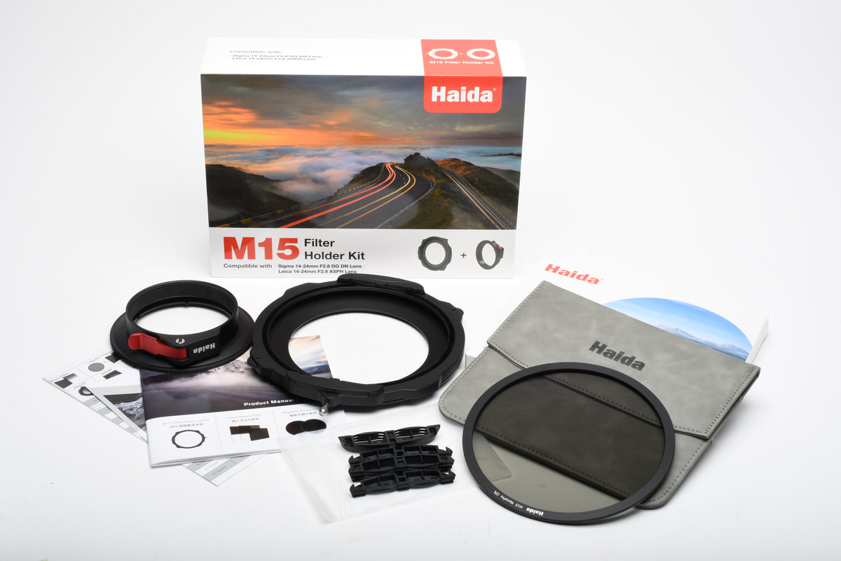 Haida M15 Holder Kit w/Magnetic CPL Filter Sigma 14-24mm, Mint, Boxed