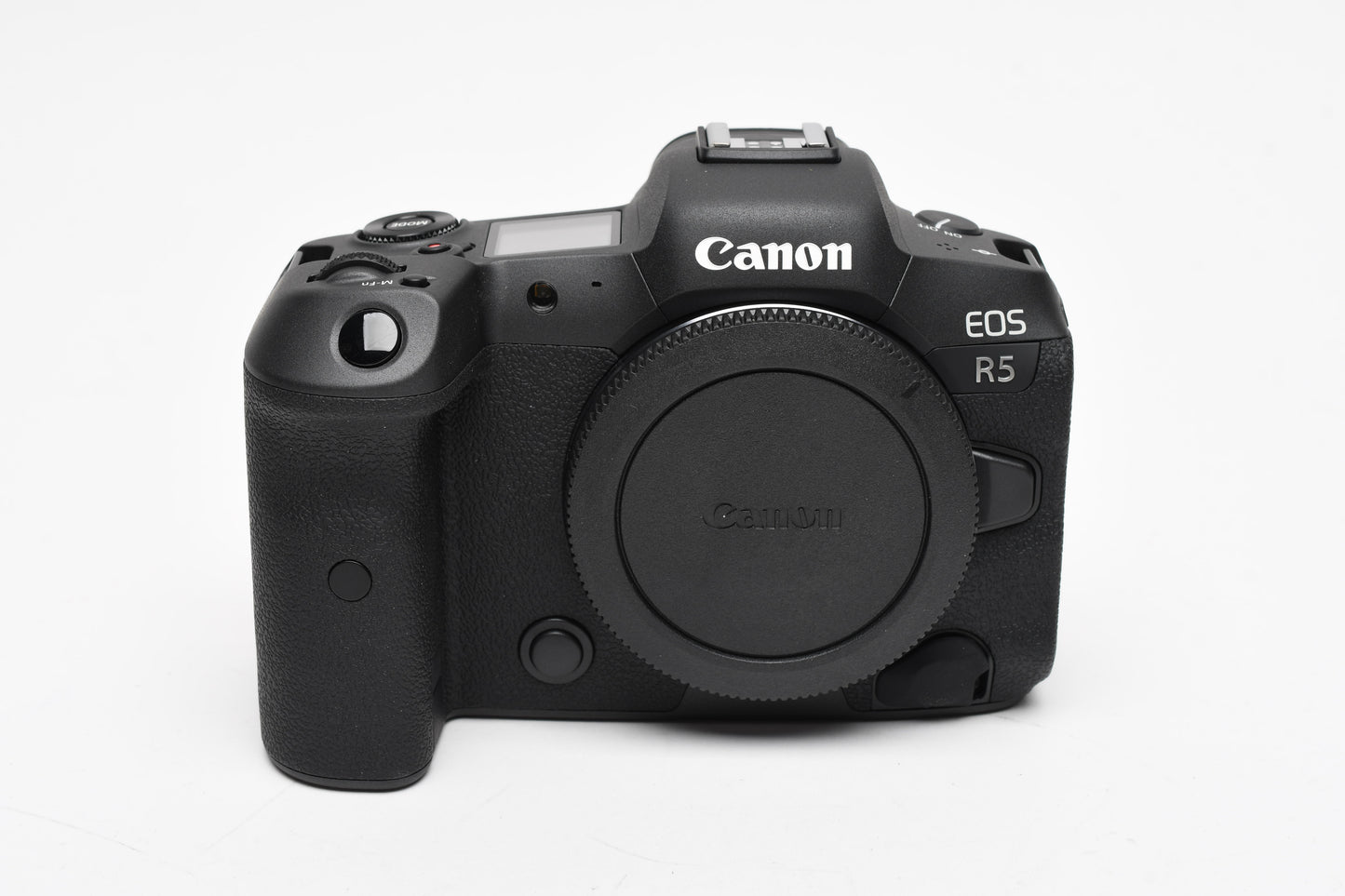 Canon EOS R5 Mirrorless body, batt+charger <5 Acts! New - Never Used