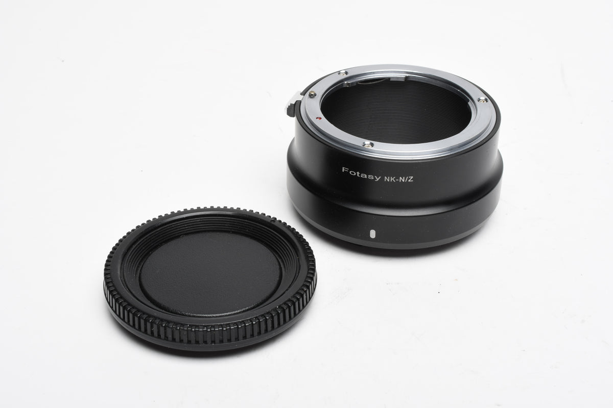 Fotasy PRO Nikon F Mount Lens to Nikon Z w/F mount cap, Clean