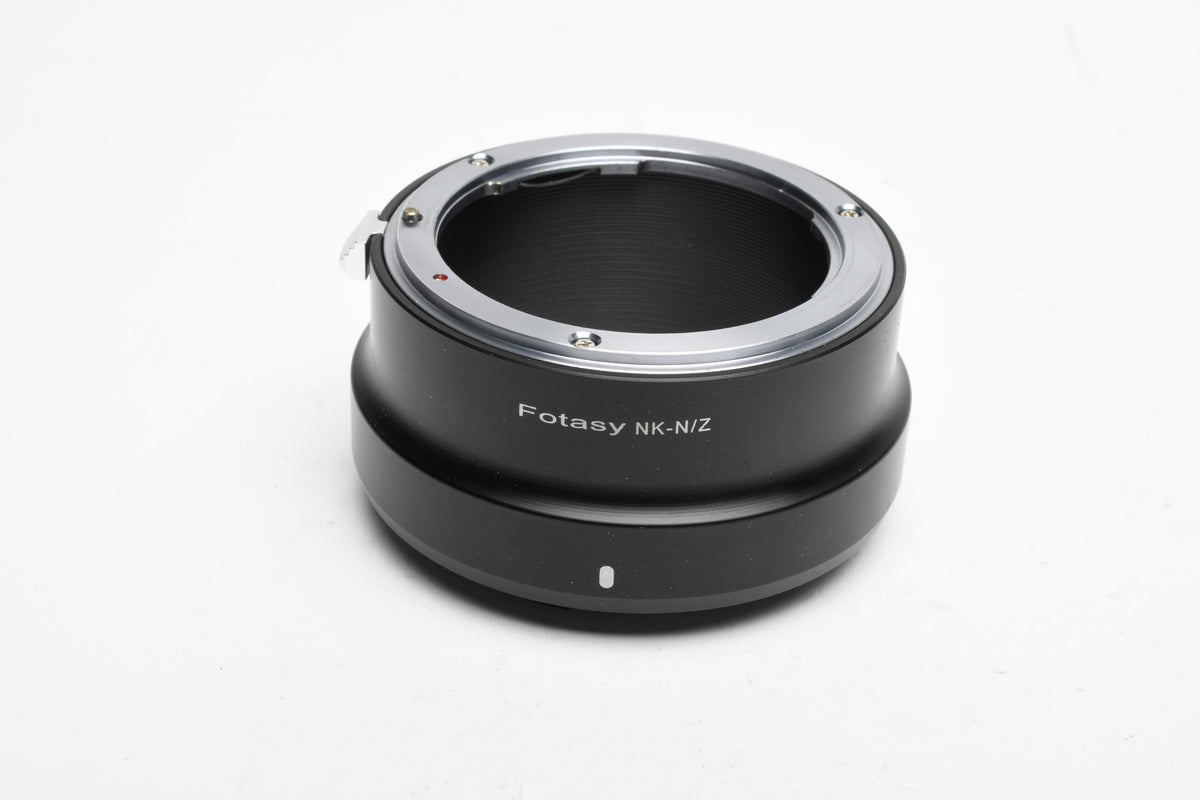 Fotasy PRO Nikon F Mount Lens to Nikon Z w/F mount cap, Clean