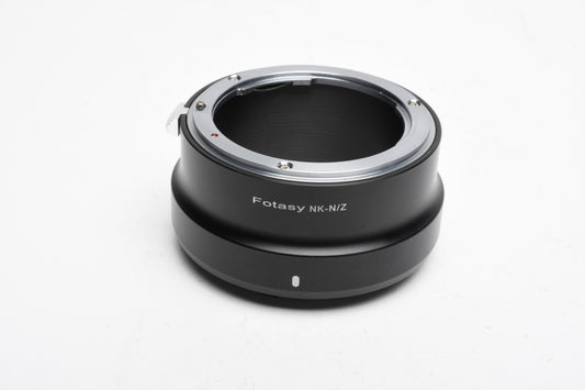 Fotasy PRO Nikon F Mount Lens to Nikon Z w/F mount cap, Clean