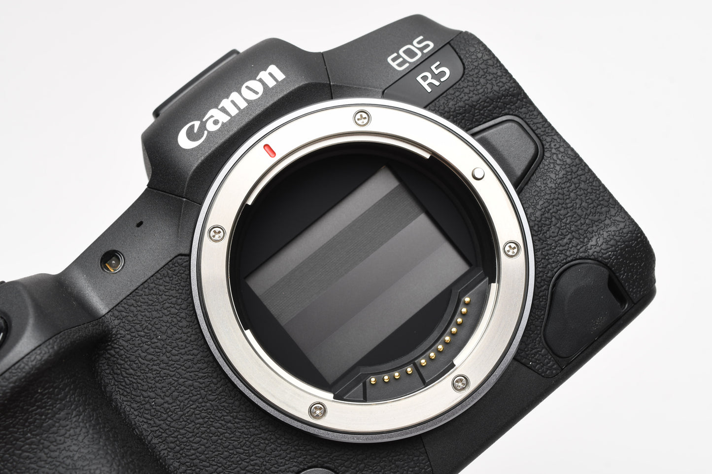 Canon EOS R5 Mirrorless body, batt+charger <5 Acts! New - Never Used