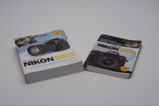 Nikon D810 - David Busch's DSLR Guide and Compact Field Guide Paperback Set