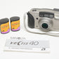 Minolta Vectis 40 APS film camera w/30-120mm zoom lens + 2X rolls of APS film