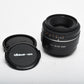 Sony AF 35mm f1.8 DT SAM lens, caps, Good! For A-Mount
