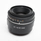 Sony AF 35mm f1.8 DT SAM lens, caps, Good! For A-Mount