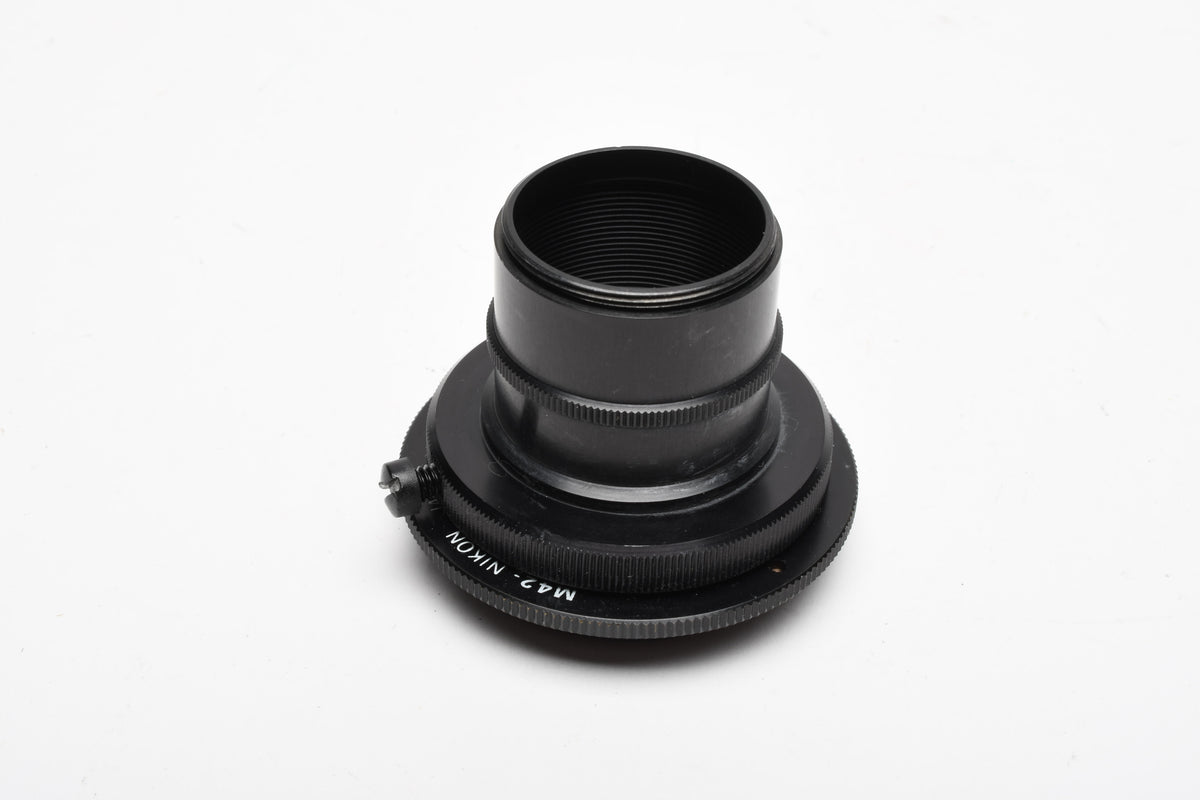Nikon F mount to Microscope adapter