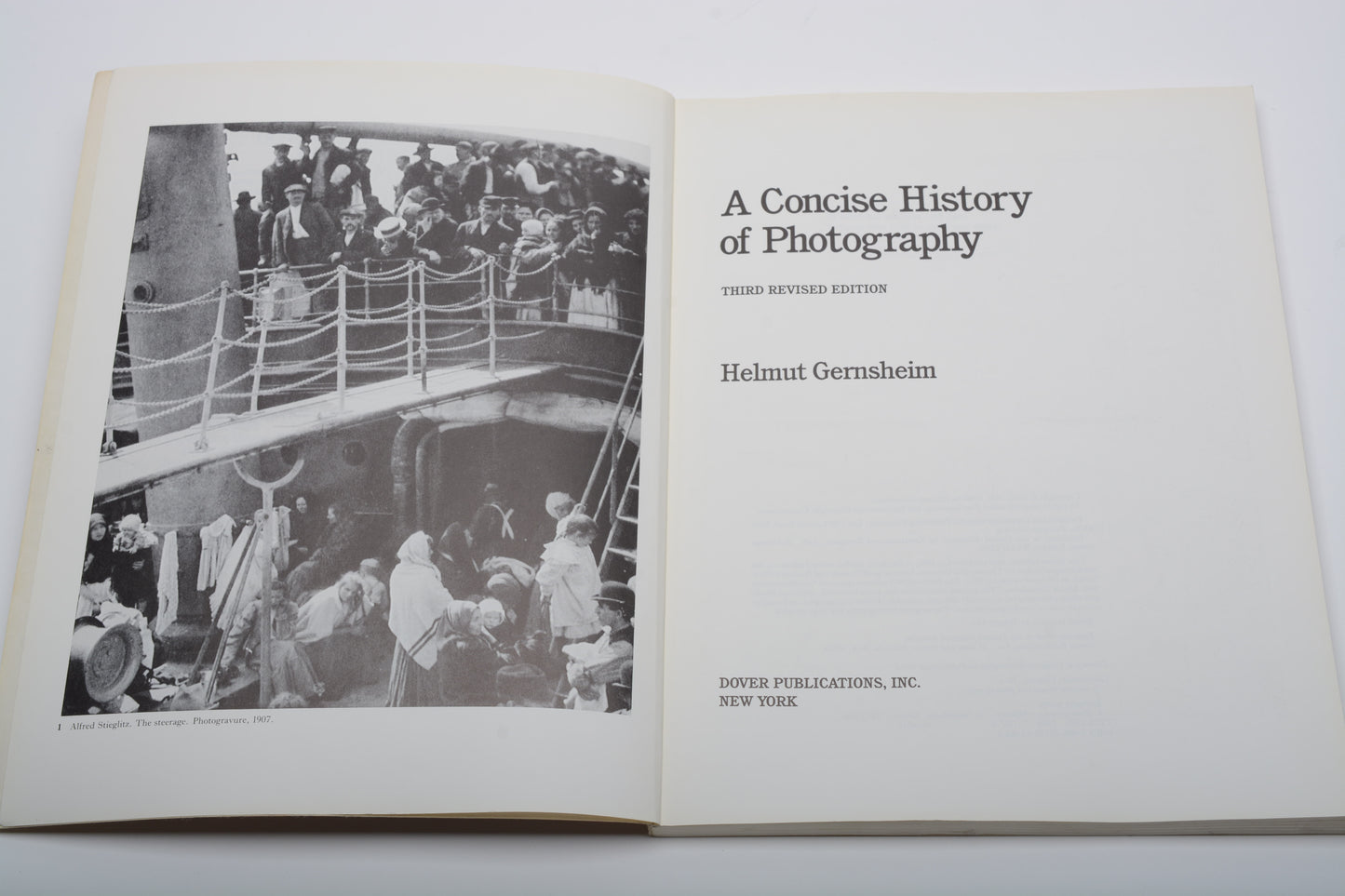 A Concise History of Photography by Helmut Gernsheim - Stiffened Paperback