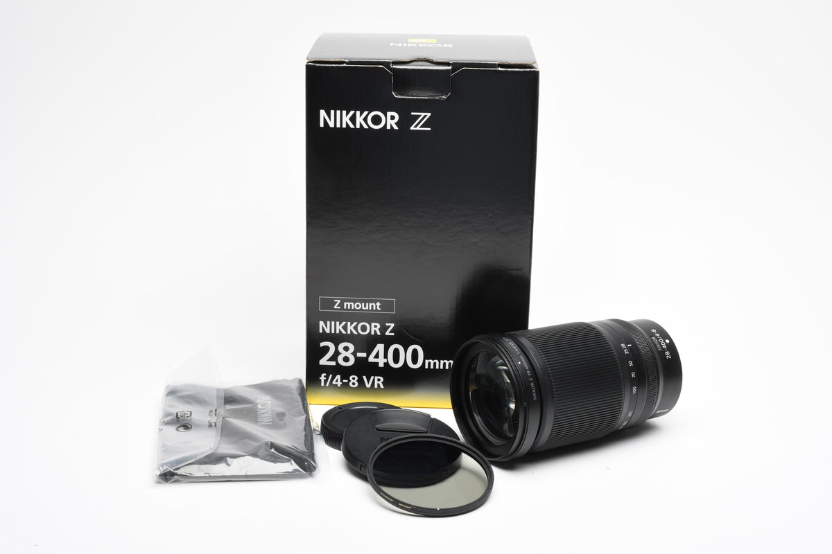 Nikon Nikkor Z 28-400mm f4-8 VR Lens  #20125, USA Mint- Boxed