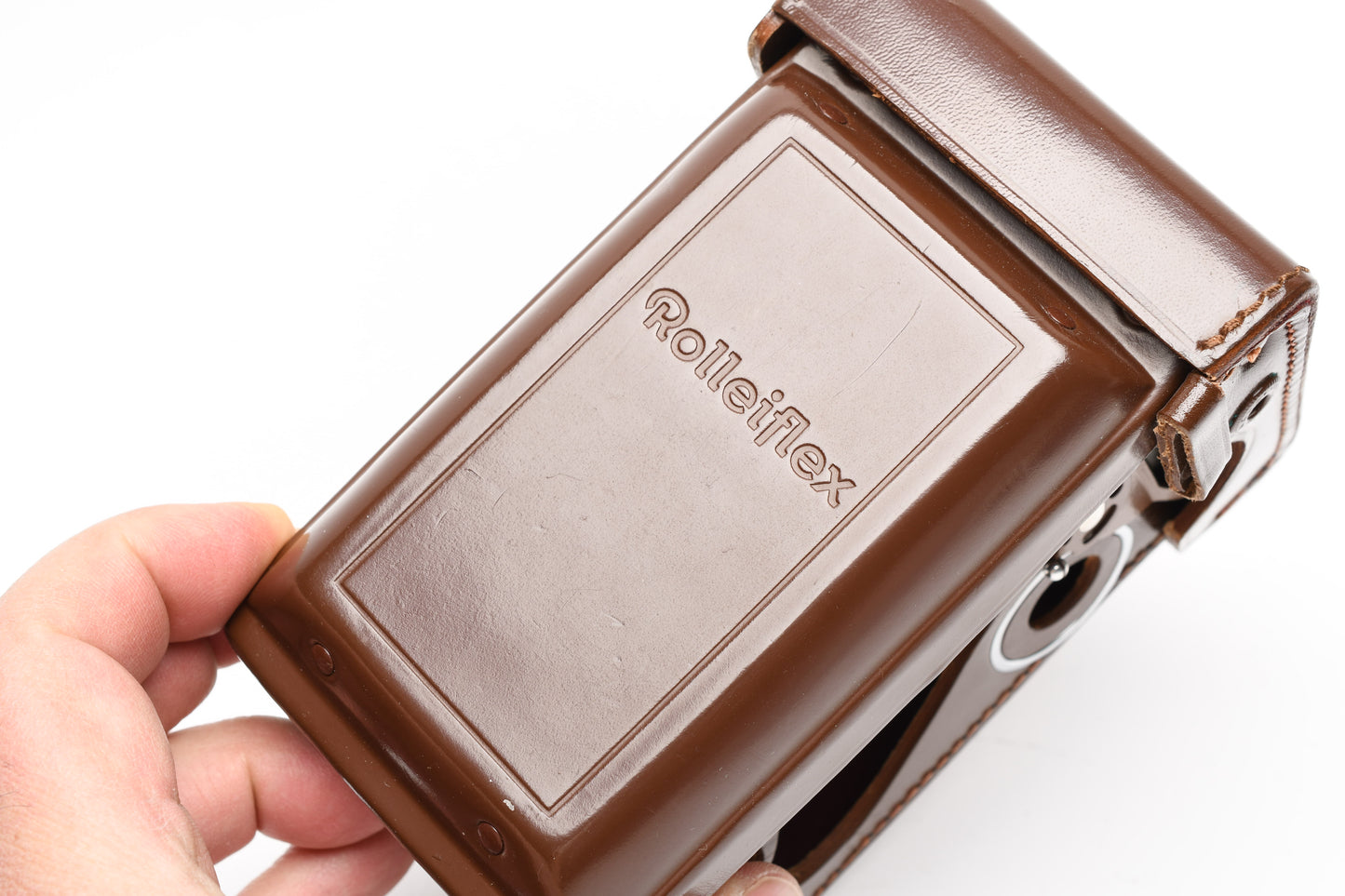 Rollei Rolleiflex 3.5f Eveready leather fitted case, Mint