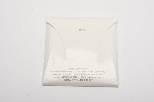 Leica Micro Fiber lens cleaning cloth #942197, New