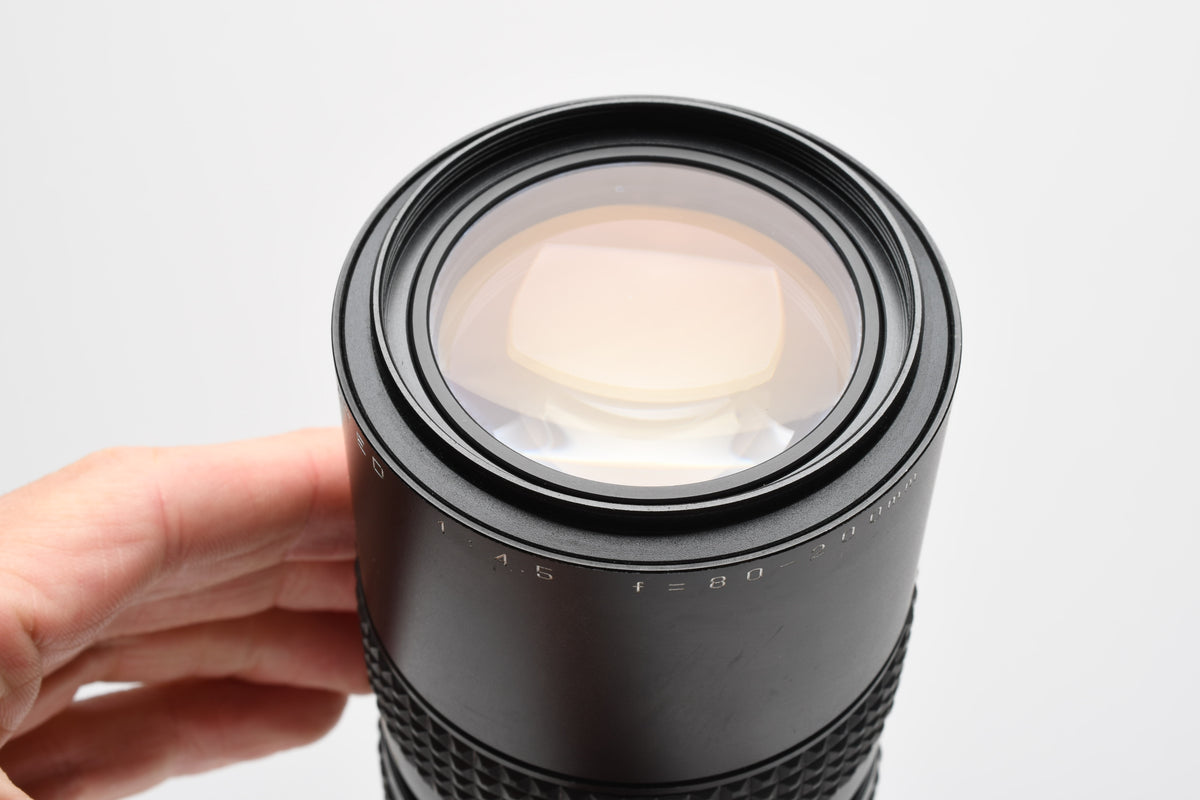 KitStar 80-200mm f4.5 zoom lens, caps, Pentax PK Mount, UV, Tested