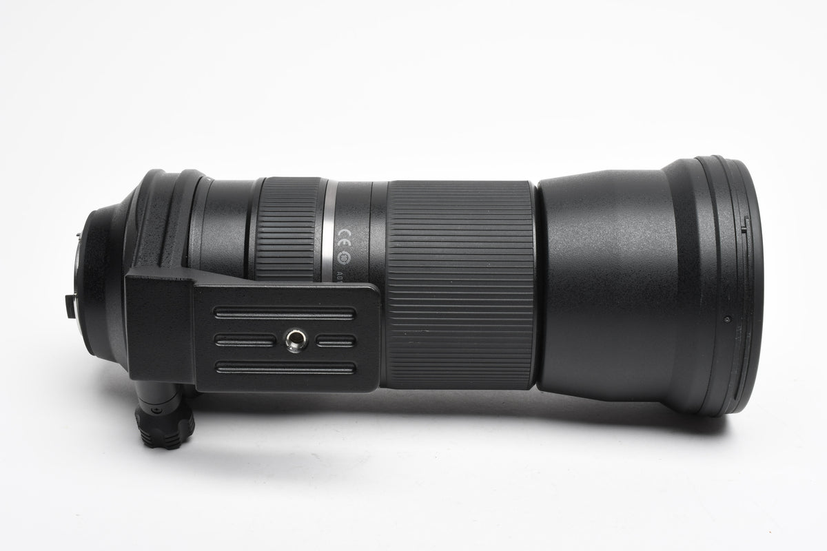 Tamron SP 150-600mm f5-6.3 USD Di VC Zoom, Nikon F, w/Hood, Caps, Collar, Great!