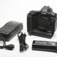 Canon EOS-1D Mark II DSLR Camera Body, batt, AC adapter charger, VERY clean