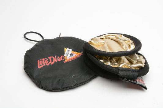 Photoflex Litedisc 12" Silver & Gold light disc in pouch