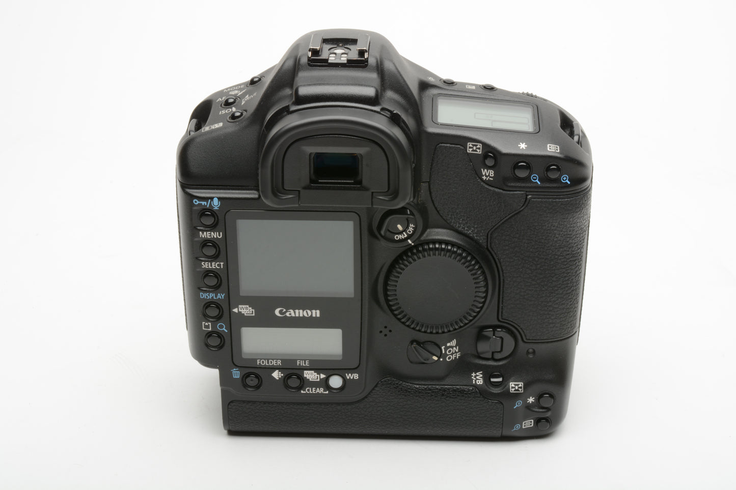 Canon EOS-1D Mark II DSLR Camera Body, batt, AC adapter charger, VERY clean