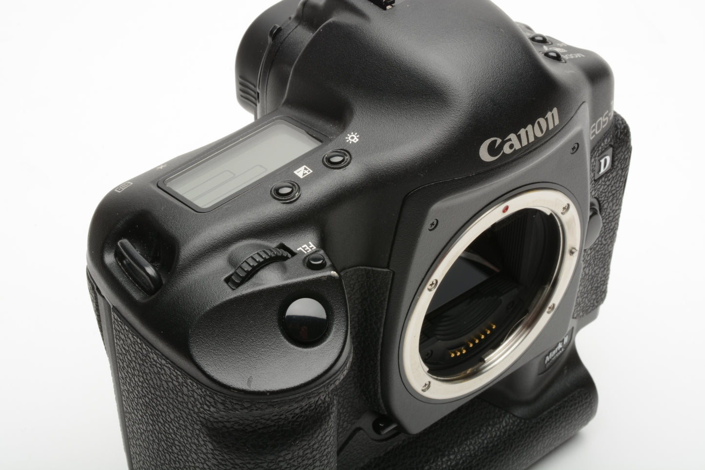 Canon EOS-1D Mark II DSLR Camera Body, batt, AC adapter charger, VERY clean