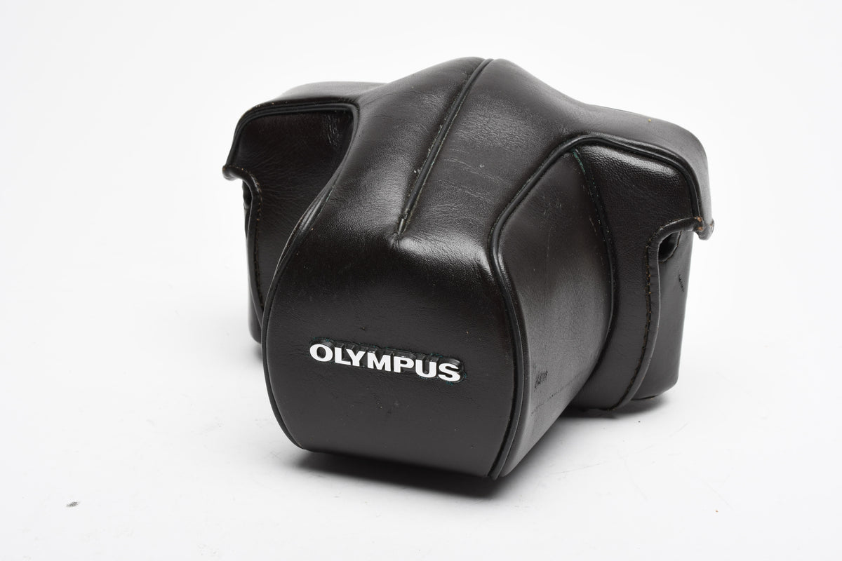 Genuine Olympus OM 35mm eveready camera case (Brown), very nice