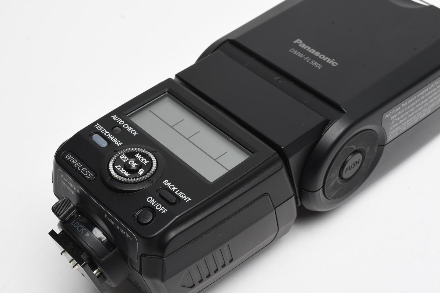 Panasonic Lumix DMW-FL580L Flash w/Diffuser, Filter & Pouch, Mint-