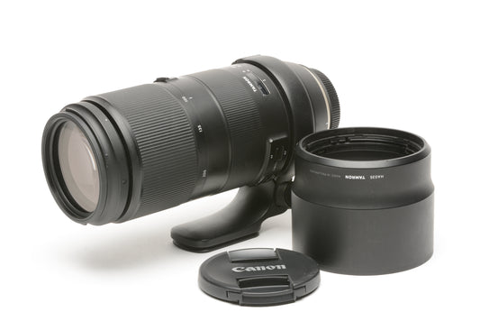 Tamron 100-400mm f4.5-6.3 Di VC USD Tele Zoom for Canon EF A035, hood+collar, Nice!