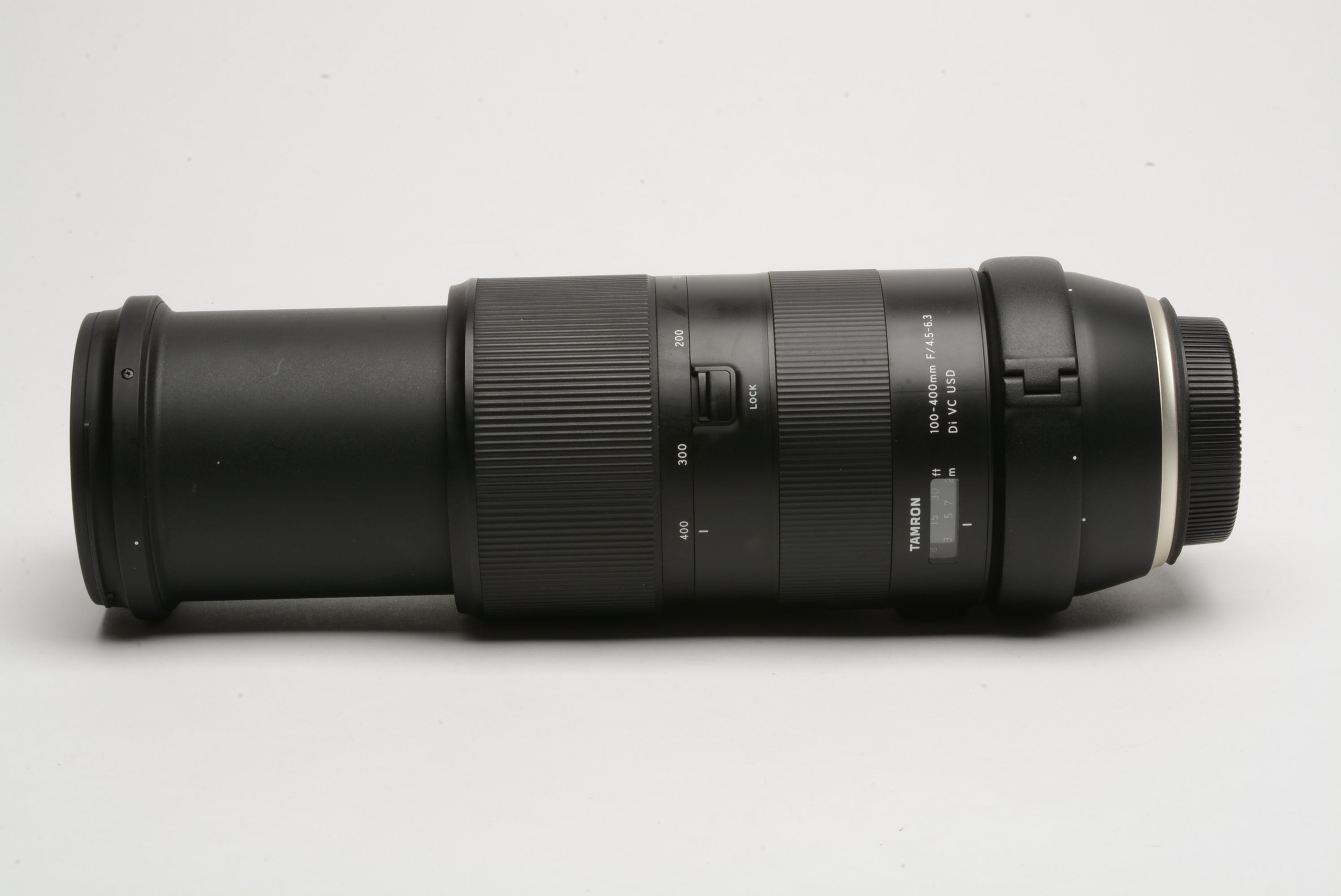 Tamron 100-400mm f4.5-6.3 Di VC USD Tele Zoom for Canon EF A035,  hood+collar, Nice!
