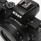 Nikon Z50 Mirrorless w/16-50mm f3.5-6.3 DX zoom lens, 2batts, charger, 17K Acts, clean