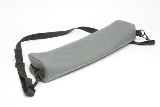 Tamrac tripod padded case 18" long x 4.5" wide, nice and very clean (Gray)